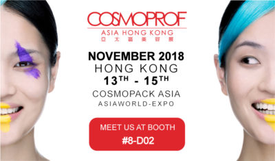 Remiina即將在亞太區美容展 Cosmoprof Asia 2018 亮相！